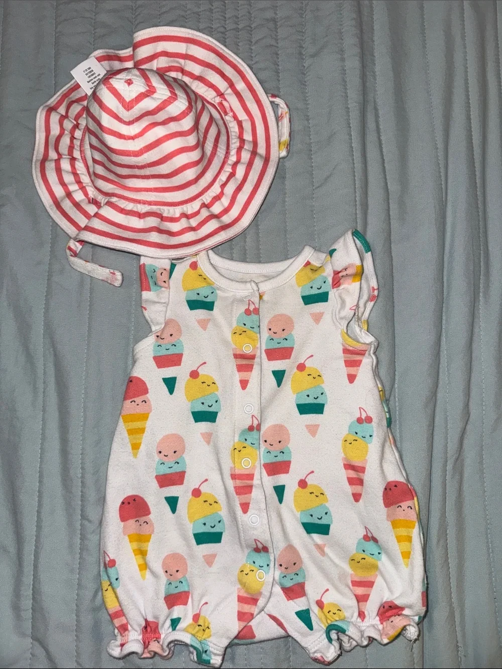 Beachside Outfit with Reversible Sun Hat